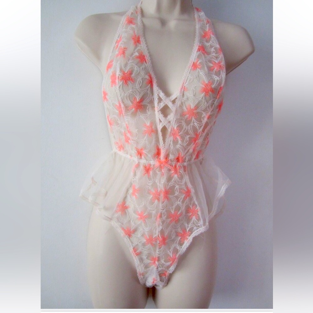 Victorias Secret Embroidered Lingerie Romper